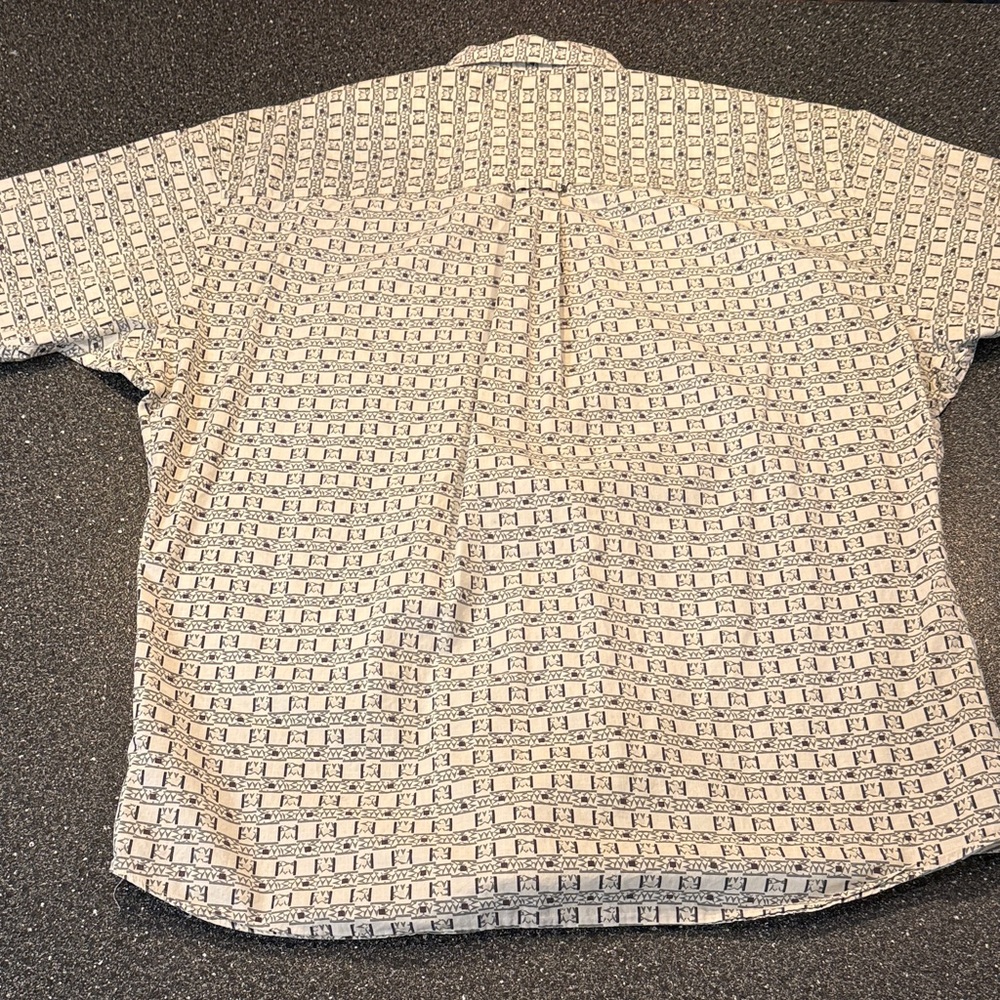 Pendleton Beige And Black Patterned Casual Shirt … - image 4